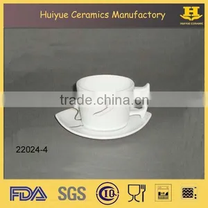 Ceramic Cup & Saucer Set, Espresso Cup and Saucer Set thumbnail-6