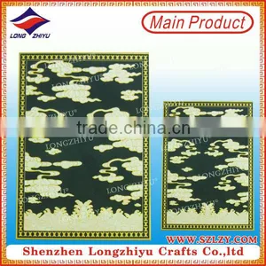 Metal Personalized Door Nameplate,custom Brass Chinese Style Etching Furniture Nameplate Emblem thumbnail-1