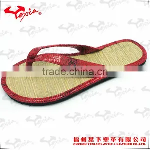 Straw Snake Skin Flipflop Un-expensive thumbnail-1
