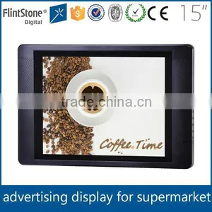 FlintStone 15 Inch Advertising Display With CF Card, Digital ad Player Screen, Industrial ad Player for Promotion thumbnail-1