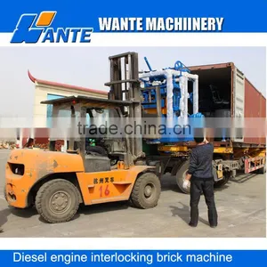 2016China Linyi Wante Machinery QT4-24 Semi-automatic Hollow Brick Making Machine Factory Price Supplier's Choice thumbnail-6