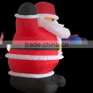 DJ-XT-04 Christmas Inflatable Classic Wholesale Santa Yard Light Decoration thumbnail-2