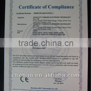 DC 12V TO 80V Reversing Backup Alarm BB-117,With ROHS & CE thumbnail-6