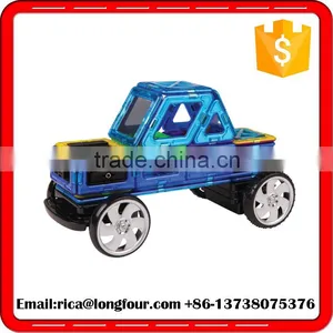 High Quality Plastic Magnetic Building Blocks Toy thumbnail-5