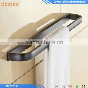 Copper Black Towel Rack Single Pole Towel Bar Bathroom Towel Hanging Bathroom Accessories thumbnail-1