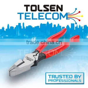 HIGH LEVERAGE SIDE CUTTING PLIER W/CRIMPER W/ FISH TAPE PULLER thumbnail-1