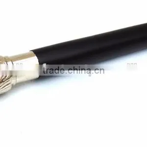 Beautiful Brass Lion Handle Walking Stick/Stylish Antique Walking Stick/Black Wood Walking Stick Wk1119 thumbnail-4