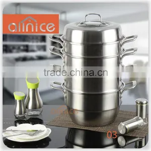 Allnice Brand Luxury Stainless Steel Multilayer Steamer thumbnail-3