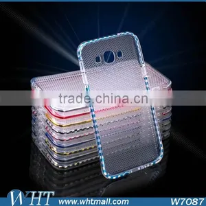 Dual Color TPU Case for Samsung Galaxy A8 Soft Mobile Phone Accessories thumbnail-1