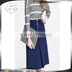 Latest Women A-Line Skirts New Fashion Summer Work Skirt thumbnail-1