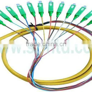 Original Factory! SC/APC 12Core SM 0.9mm Fan Out Fiber Optic Pigtail thumbnail-1
