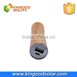China Supplier Li-polymer Battery Wooden Power Bank 2200mah Lip Stick Power Bank thumbnail-5