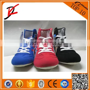 Ukraine Leather Wrestling Shoes Boxing Training Shoes With Original Outsole Hot in Russia Kungfu Sport Shoes Supplier's Choice thumbnail-1