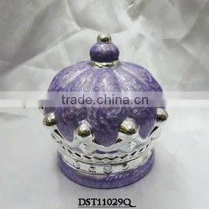 Ceramic New Unicque Purple Pumpkin Money Box & Animal Money Box thumbnail-1
