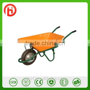 Plastic Tray Farm Wheelbarrows WB6401with Pneumatic Wheel thumbnail-1