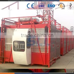 Zhengzhou Sincola SC200/200 Double Cages 2ton Electric Chain Hoist, Construction Hoists For Sale thumbnail-1