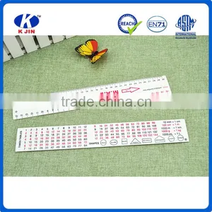 Hot Selling 30cm Double Side Plastic Ruler Style With Nutcracker Ruler for Measuring Waist thumbnail-4
