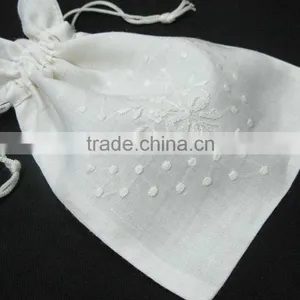 Hand Embroidered Lavender Sachet/bag/pillow-floral Embroidery thumbnail-4