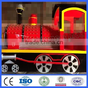 Kids Trackless Real Train Electric Kids Ride 48v thumbnail-1