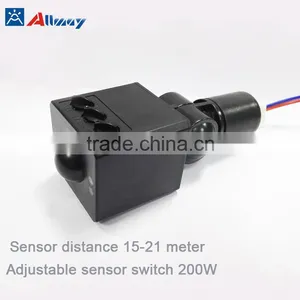 2016 Outdoor IP54 Adjustable Waterproof Microwave Motion Sensor Switch Flood Light Sensor Switch Sensor Distance 15m thumbnail-1
