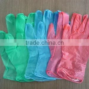 Disposable Colored Vinyl Gloves thumbnail-1