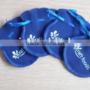 Round Bottom Velvet Bag With Embroidery thumbnail-1