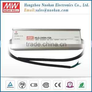Meanwell 240W 15v Pwm Led Driver HLG-240H-15 thumbnail-1