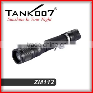 High Quality Zoom Flashlight Torch, With 2*AAA Battery 5 Modes 260 Lumens, From TANK007 Factory ZM112 thumbnail-2