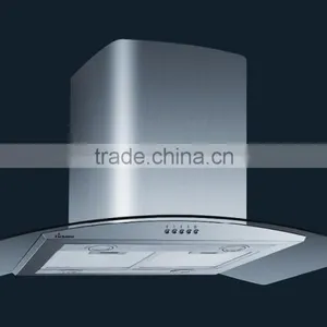 Vented Exhaust Type and Wall Mounted Type Copper Island Range Hood thumbnail-2