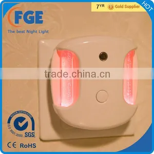 LED Multi-Color Red, White, and Blue LED Night Light With Switch and Dusk to Dawn Sensor thumbnail-1