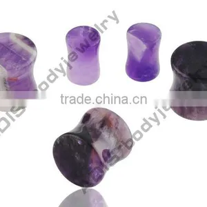 Stone Ear Plug Semi Precious Stretcher Tunnel Taper thumbnail-1