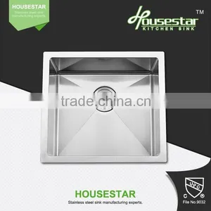 CUPC Certificate Direct Manufacturer Handmade Single Bowl Stainless Steel Kitchen Sink With Single Drainer --4944R thumbnail-1