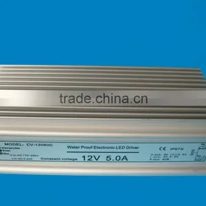 High Quality Aluminum Case 12v 5a 60w Waterproof Switching Mode Led Driver and Power Supply thumbnail-1