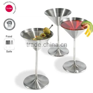 Stainless Steel Martini-cocktail Glass thumbnail-1