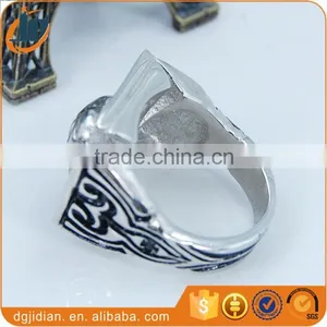 Cheap Mens The Expendables Engraved Skull Ring thumbnail-4