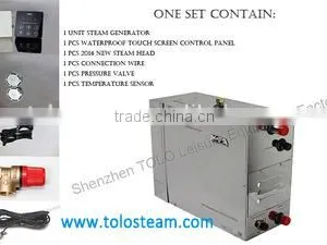 Steam Powered Electric Generator for Wet Steam Sauna thumbnail-2