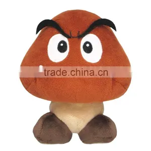 St Plant Type Plush Toys Angry Mushroom Classic Game Super Mario Mushroom Toys thumbnail-1