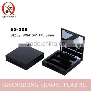 Square Eyeshadow Case With Mirror and Brush thumbnail-1