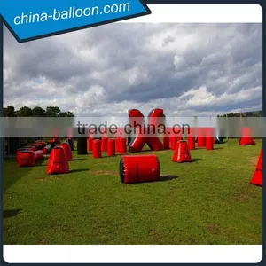 Outdoor Inflatable Obstacles Paint Game,inflatable Air Bunker for Game thumbnail-2