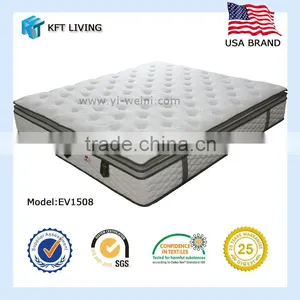 Compressed Wave Foam Pocket Spring Hotel Bedding Mattress EV1508 thumbnail-1