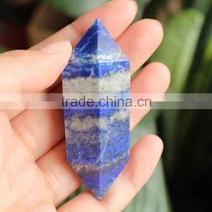 Wholesale Natural Blue Lapis Lazuli Quartz Wand Crystal Point thumbnail-2