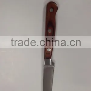 Six Sets Kitchen Stainless Steel Cutlery Set Combination Colour Wooden Handle High-grade Knives Set thumbnail-3