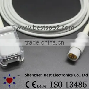 Schiller SpO2 Extension Cable/Adapter Cable Compatible With Patient Monitor CM8 SM784,783,785 TM910 thumbnail-1