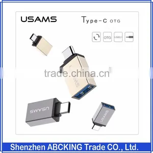 USB 3.1 OTG Adapter USAMS Data Sync Charging USB Type C to OTG Adapters Mobile Phone Use Type c Charging thumbnail-1