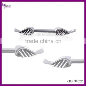 Wholesale 316L Surgical Steel Cheap Diamond Nipple Rings thumbnail-1