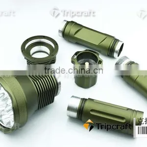 Best Strong Light Flash Zoom Power Style Emergency Led Rechargeable Flashlight thumbnail-4