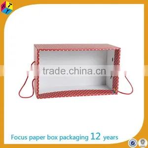 Luxury Fancy Hard Paper Packaging Gift Box Handle thumbnail-5