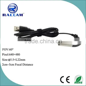 Adjustable Focusing Distance O/D 4.5mm Usb Camera Module With Metal Case thumbnail-1