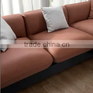 Office Furniture Black Leather Classic Sofa Set 2636 thumbnail-5
