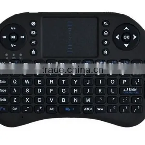 Portable 2.4G Mini Air Mouse Keyboard Touch Screen for Android TV BOX thumbnail-1